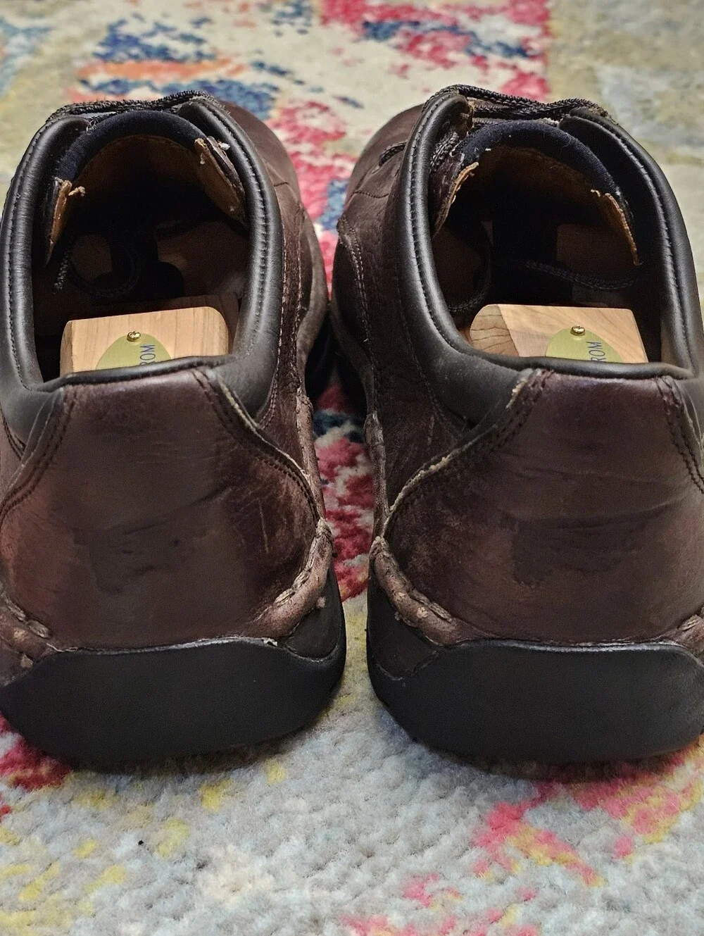 Red Wing 6704 Men's Size 9 Shoes StitchMax Aluminum Toe Oxfords Low Boots Brown